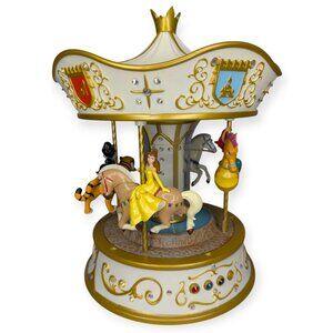 Disney Princess Hallmark Dreams Go Round Carousel w/Original Box Lights Up